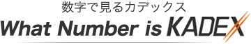 数字で見るカデックス